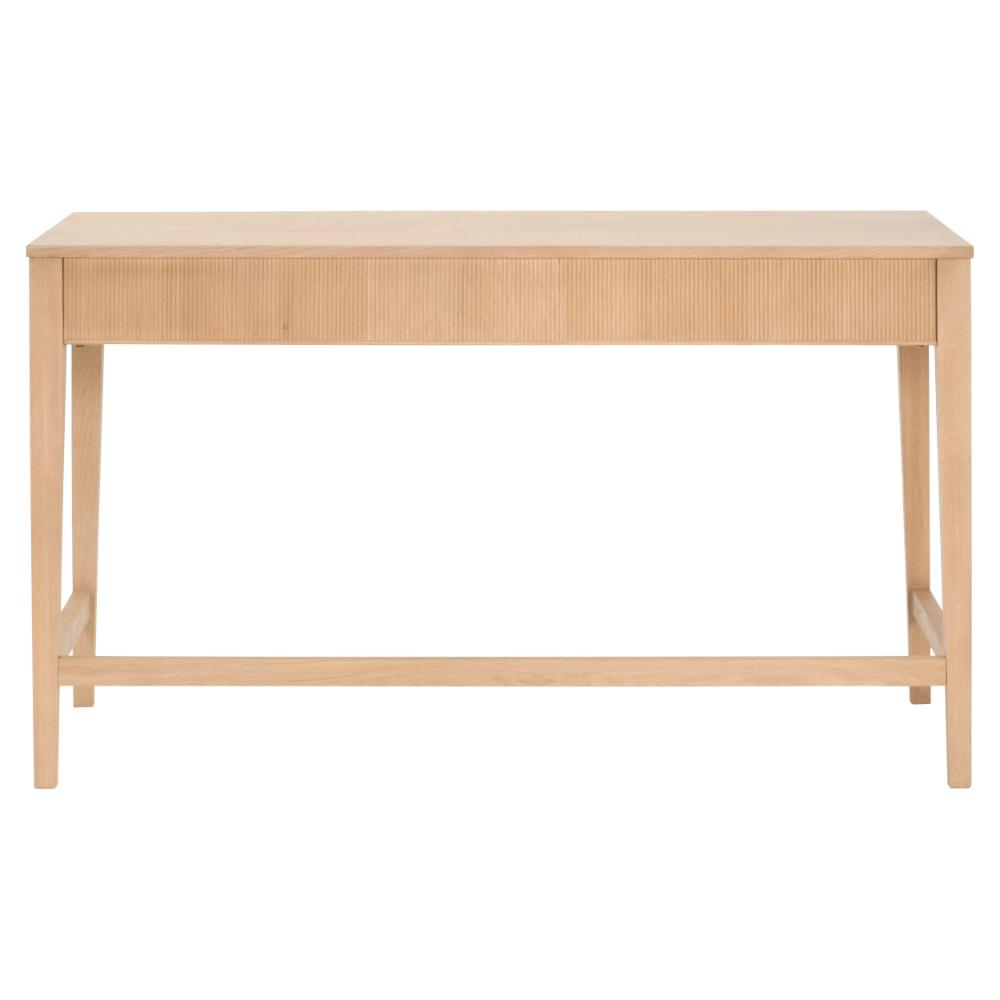 Highland Three Drawers Wood Desk -- view 7