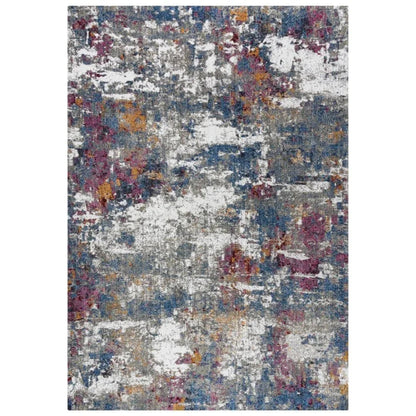 Dick Abstract Blue Large Area Rugs For Living Room