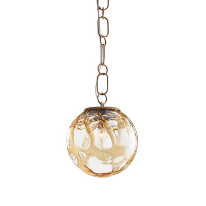 Amo Mouth Blown Glass Pendant -- view 16