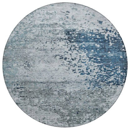 Iriain Denim Washable Indoor-Outdoor Rug