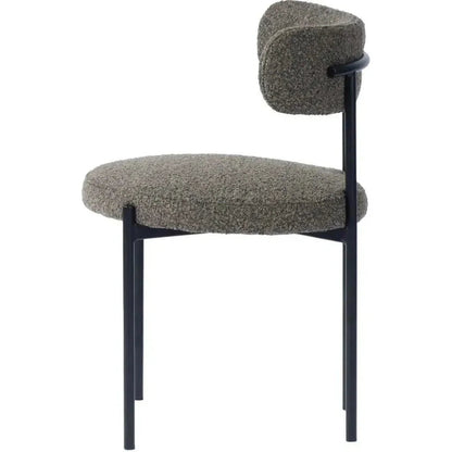 Cleo Performance Fabric Armless Dining Chair 2PC -- view 2