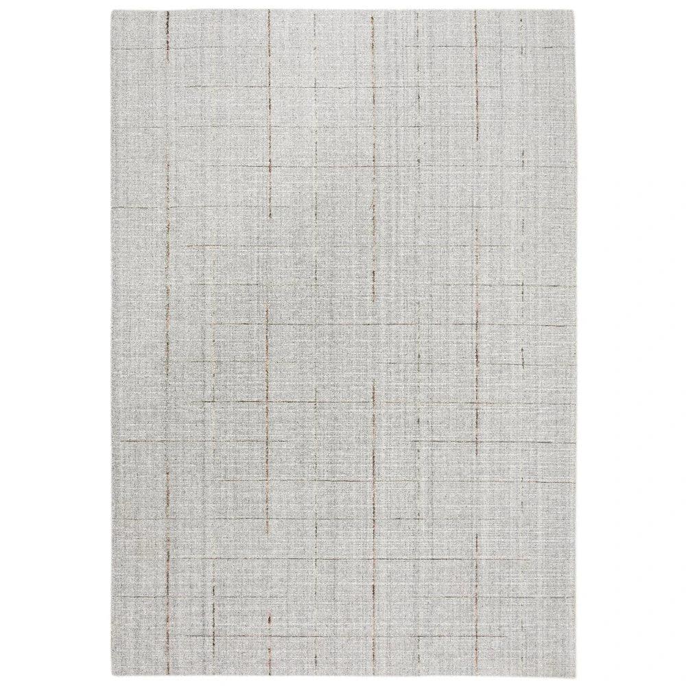 Azim Solid Light Gray Area Rugs For Living Room