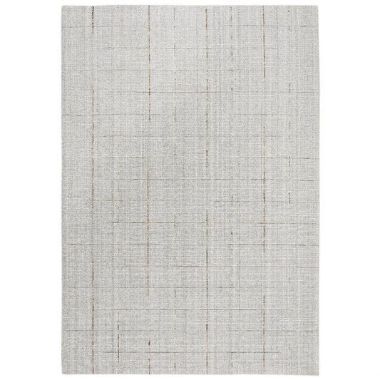 LOOMLAN Azim Solid Light Gray Area Rugs