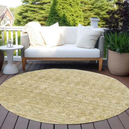 Irion Gold Washable Indoor-Outdoor Rug