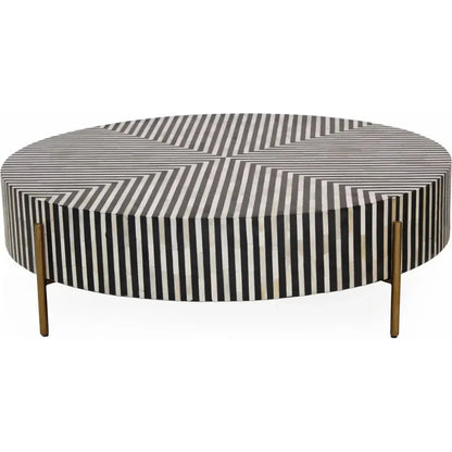 Chameau Art Deco Camel Bone Resin Coffee Table