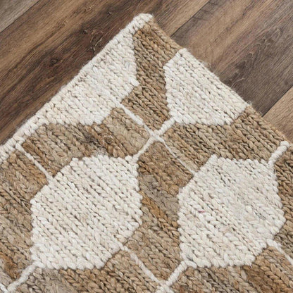 Arma Beige Jute Rug For Living Room -- beige
