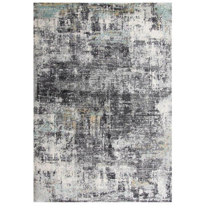 Chub Abstract Blue Kitchen Hallway Runner Rug