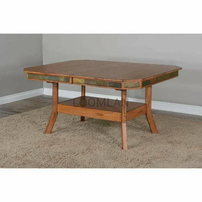 60-90" Rustic Adjustable Height Extendable Dining Table Counter Tables Sideboards and Things By Sunny D