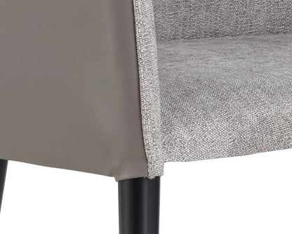 SUNPAN Asher Barrel Back Dining Armchair