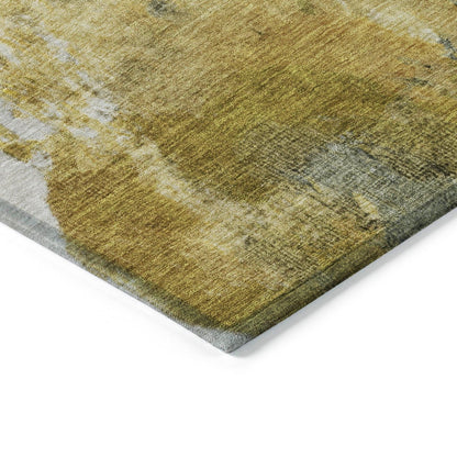Jaelion Brown Washable Indoor-Outdoor Rug