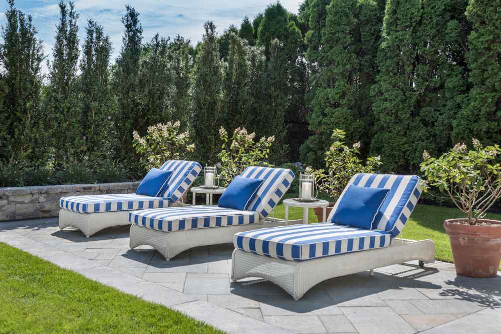 Loom Wicker Outdoor Chaise-Outdoor Chaises-Lloyd Flanders-Sideboads And Things