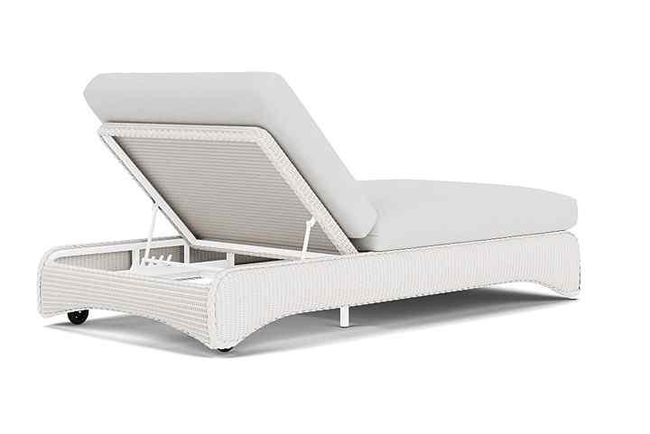 Loom Wicker Double Outdoor Chaise-Outdoor Chaises-Lloyd Flanders-Sideboads And Things