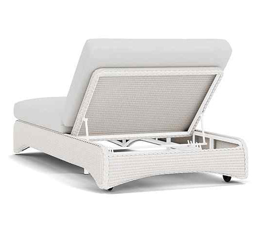 Loom Wicker Double Outdoor Chaise-Outdoor Chaises-Lloyd Flanders-Sideboads And Things