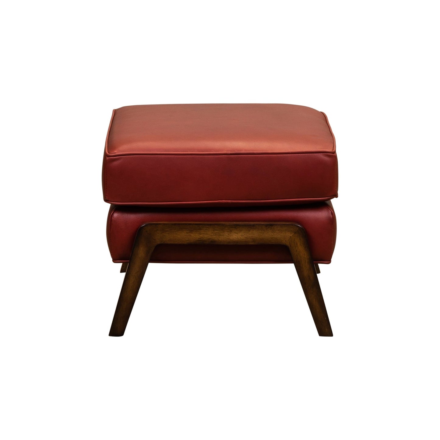 Anastasia Rectangular Leather Ottoman