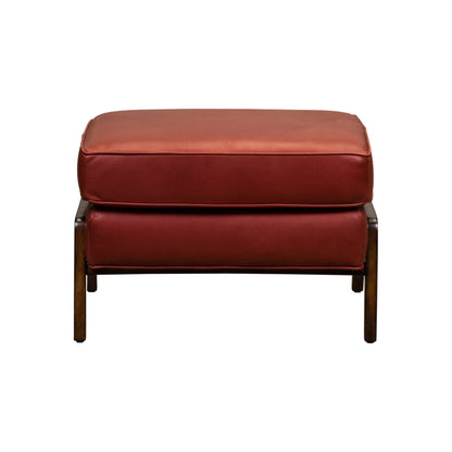 Anastasia Rectangular Leather Ottoman