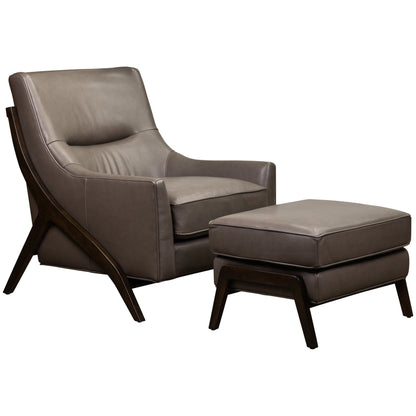 Anastasia Rectangular Leather Ottoman