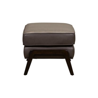 Anastasia Rectangular Leather Ottoman
