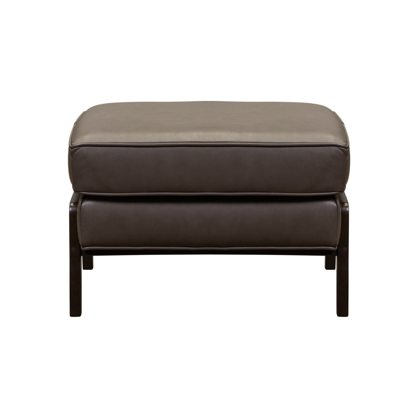Anastasia Rectangular Leather Ottoman