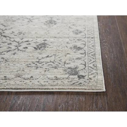 Dage Medallion Floral Beige Kitchen Hallway Runner Rug -- beige