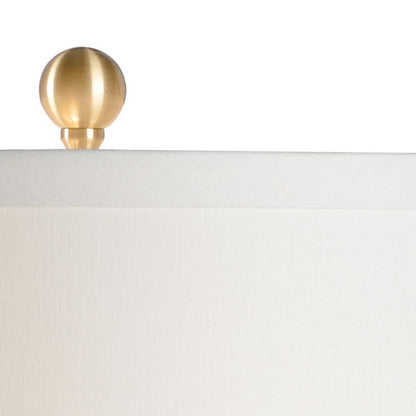 Chelsea House Gainsboro White Ceramic Base Table Lamp
