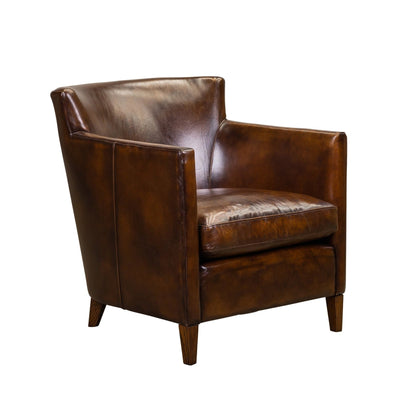 Laura Leather In Richmond Lager Chair