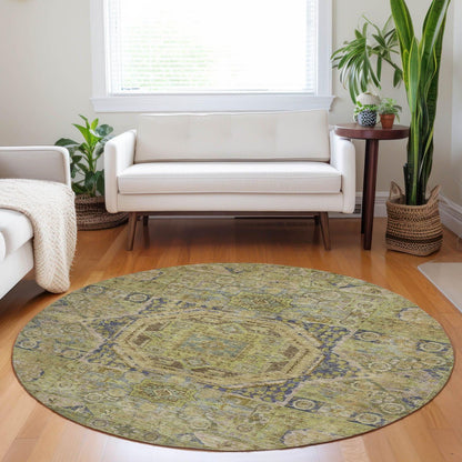 Iriir Aloe Washable Indoor-Outdoor Rug