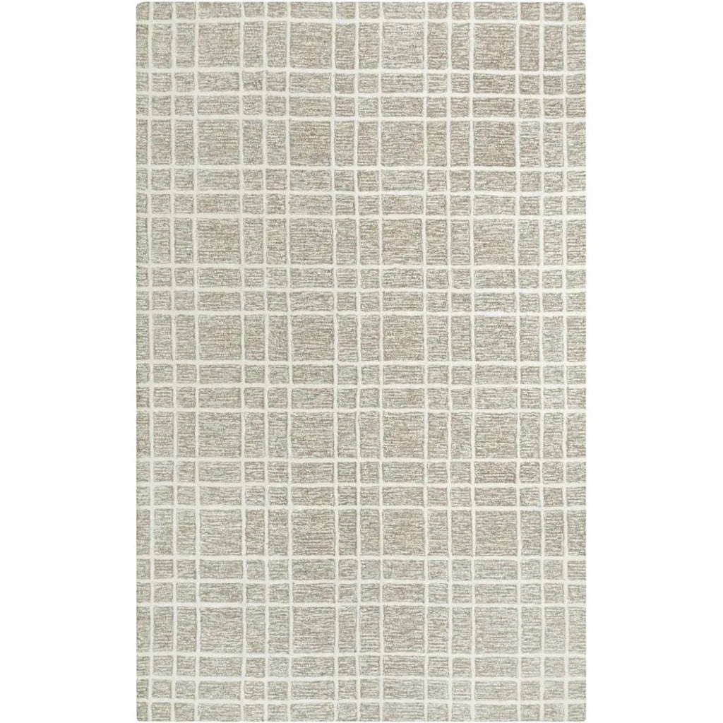 Ceca Wool Brown Hallway Kitchen Runner Rug