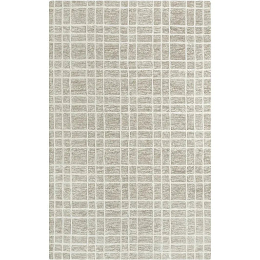 Ceca Wool Brown Hallway Kitchen Runner Rug
