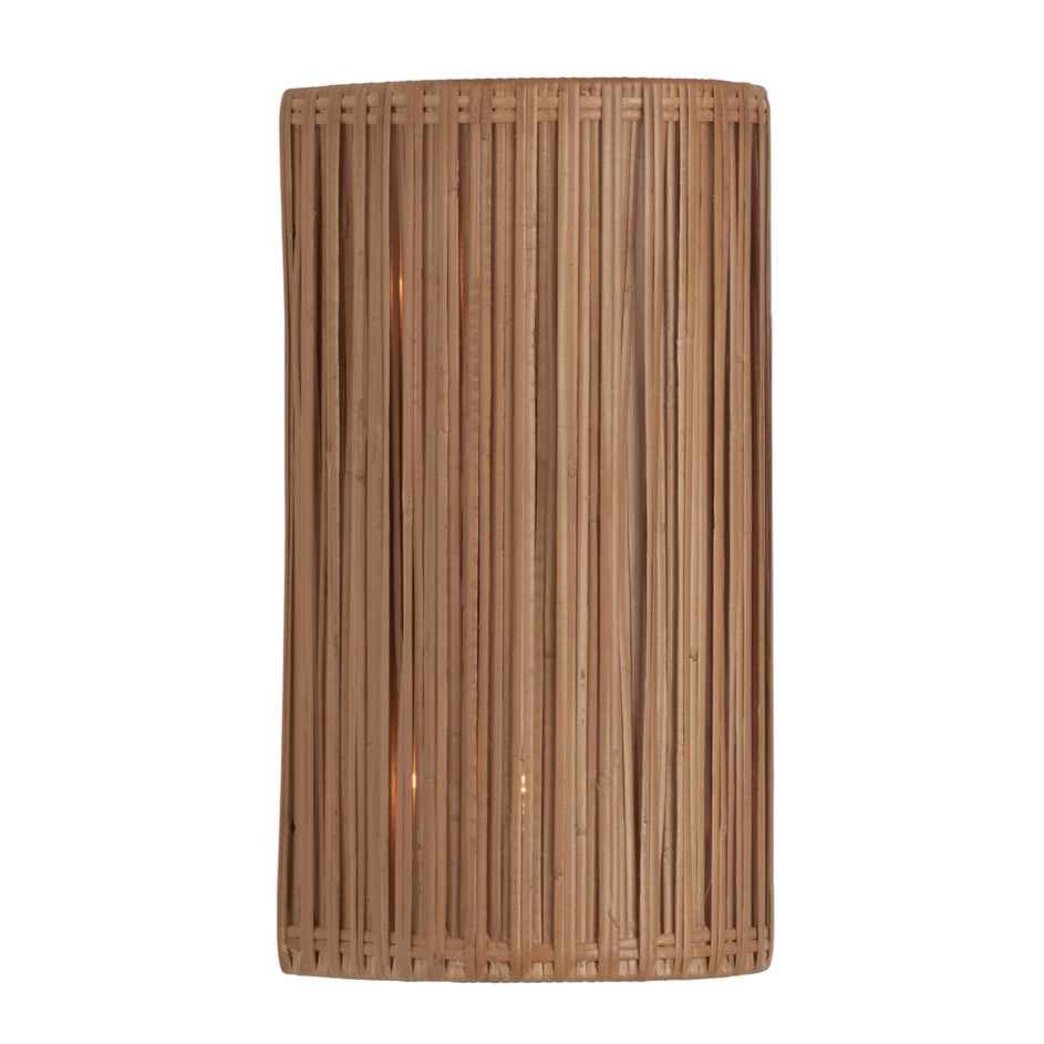 Wildwood Avondale Woven Rattan Wall Sconce