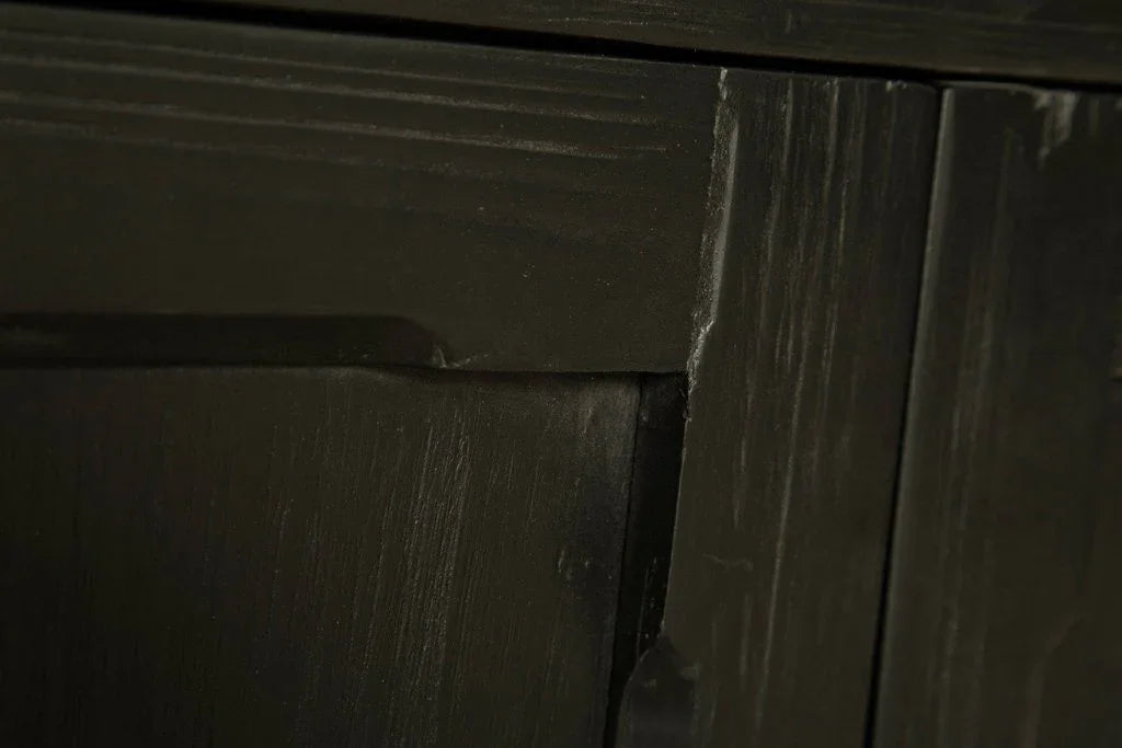 Peebles Wooden Black Display Cabinet -- view 5