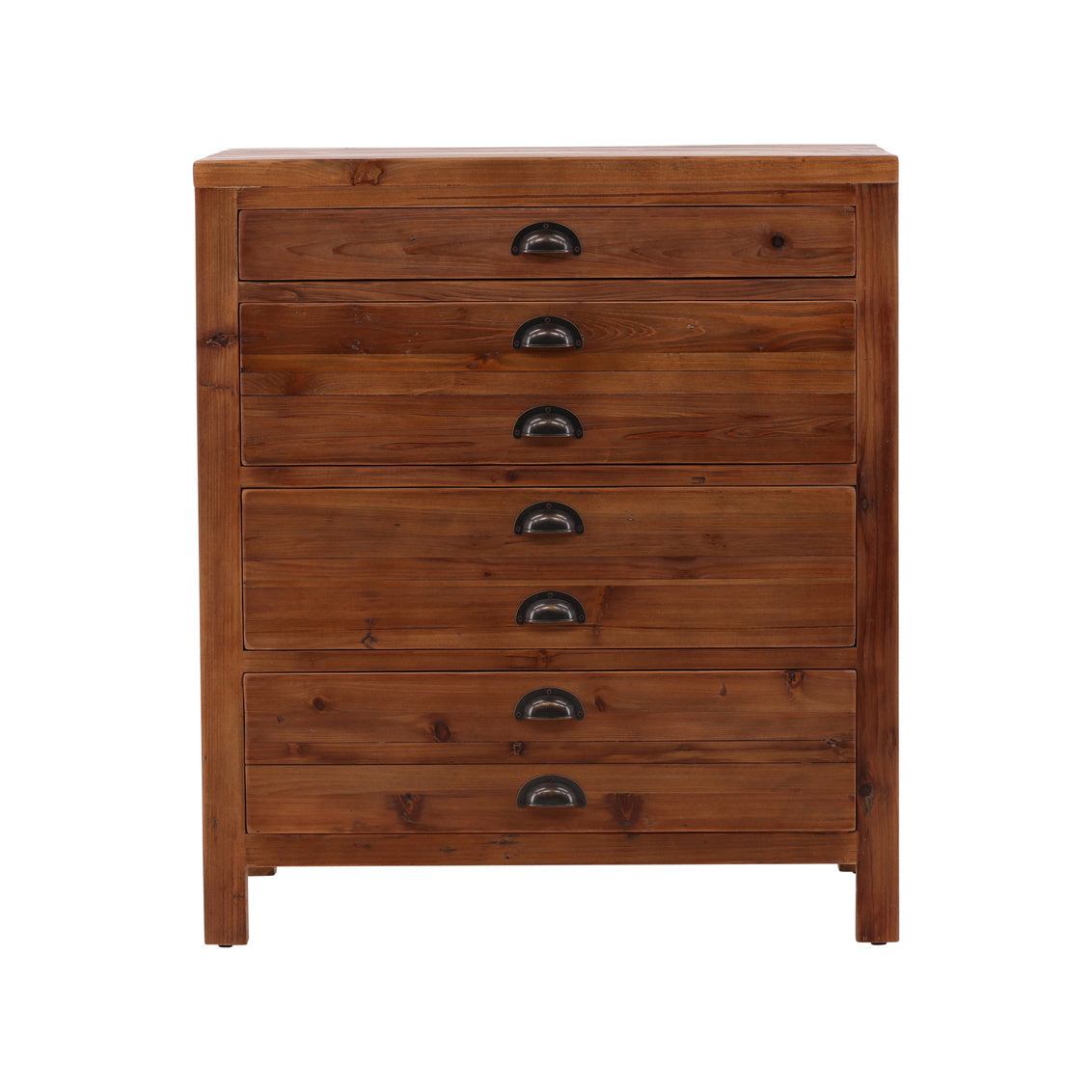 Furniture Classics Apothecary Four Drawers Wood Chest