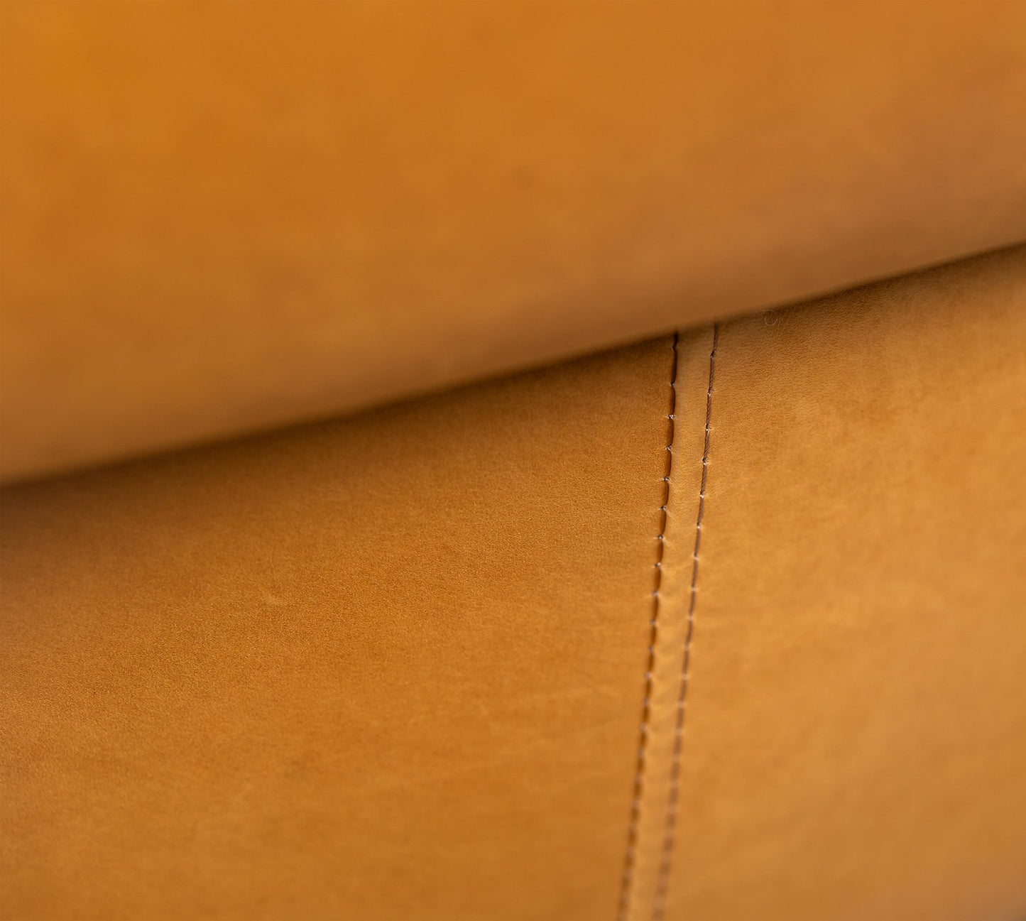 Hoboken Curved Armed Leather Swivel Chair