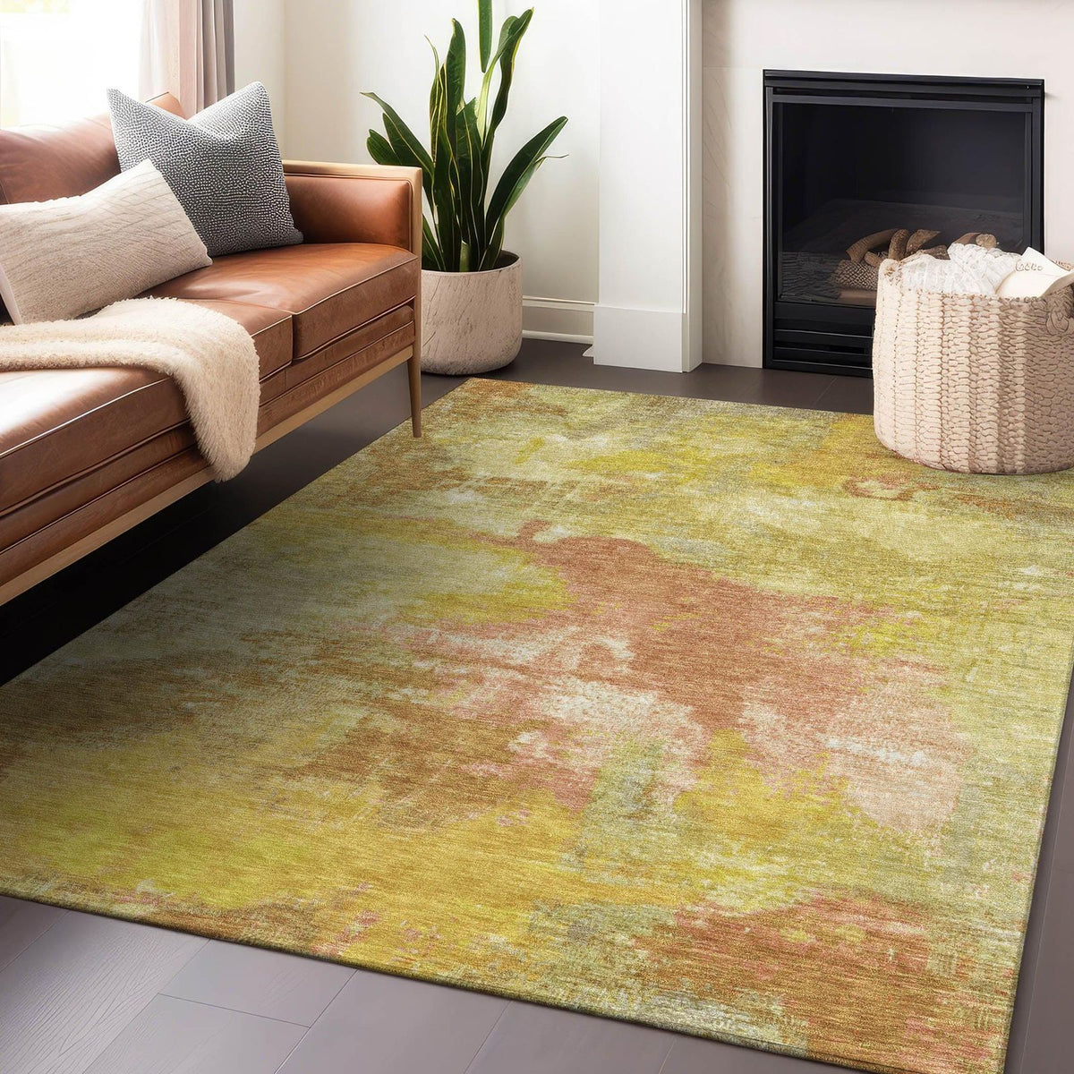 Iriara Aloe Washable Indoor-Outdoor Rug -- view 2
