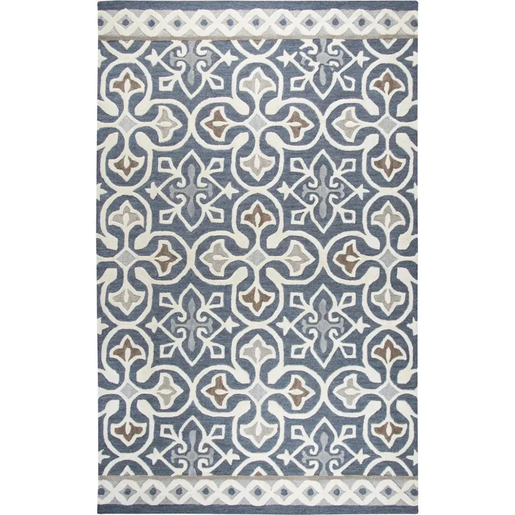 Cara Medallion Gray Large Area Rugs For Living Room - LOOMLAN - LOOMLAN - Area Rugs