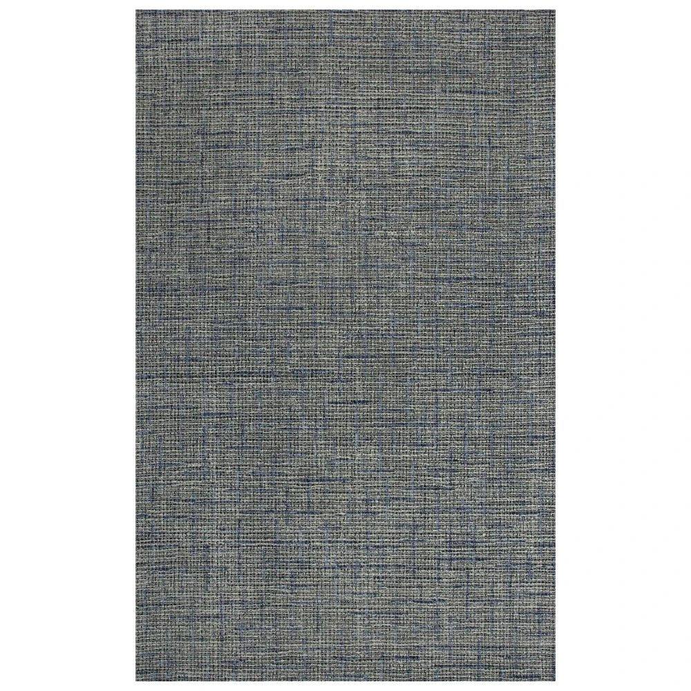Amna Checkered Blue Area Rugs For Living Room