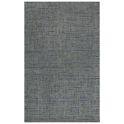 Amna Checkered Blue Area Rugs For Living Room