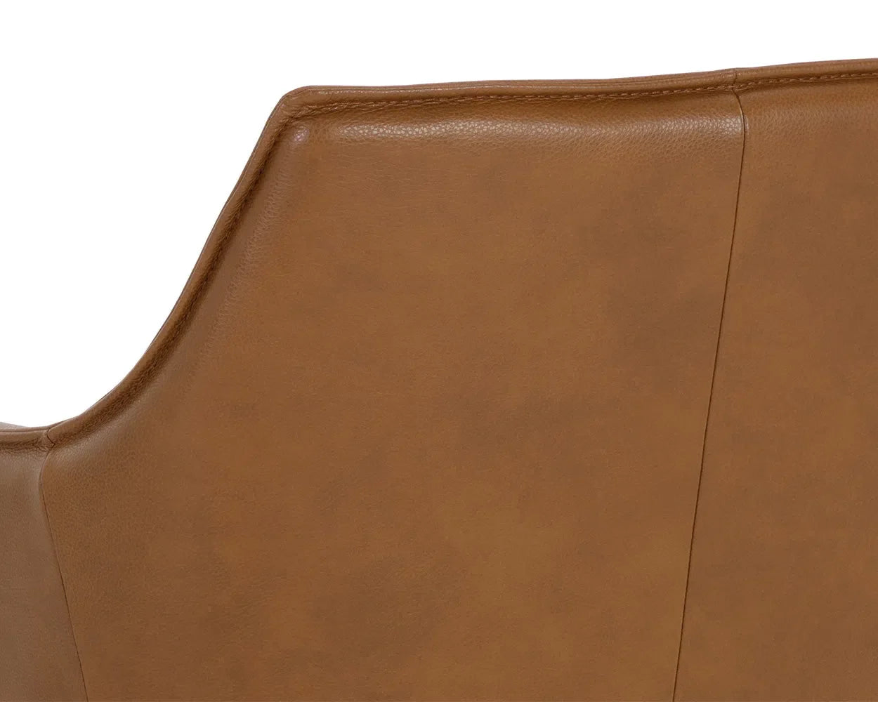 Crosby Leather Upholstered Swivel Lounge Chair