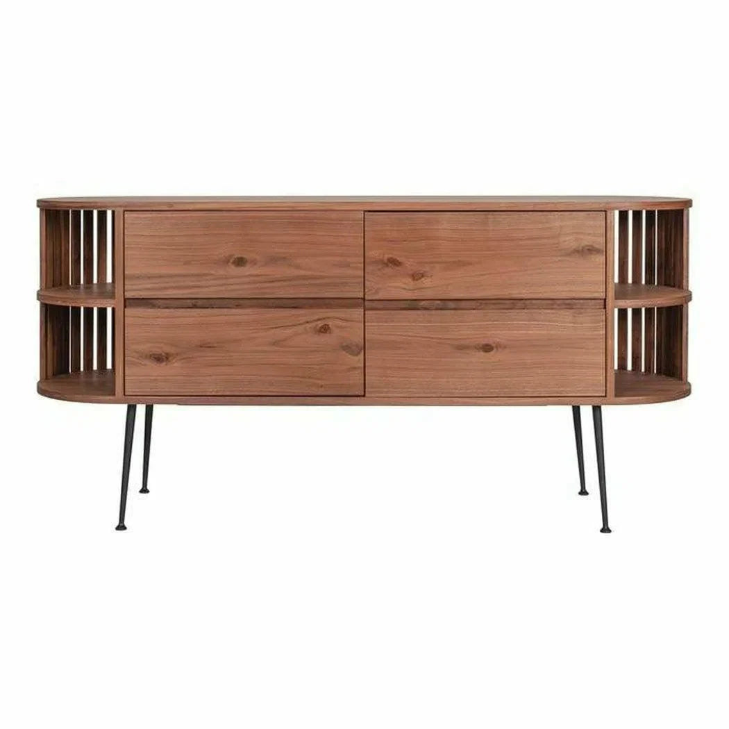 62.5 Inch Sideboard Brown Mid-Century Modern Sideboards LOOMLAN By Moe's Home