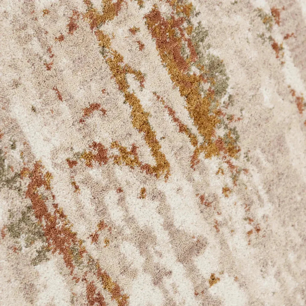 Deti Stripe Rust Large Area Rugs For Living Room - LOOMLAN - LOOMLAN - Area Rugs