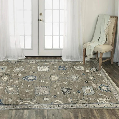 Clif Floral Brown Large Area Rugs For Living Room -- brown