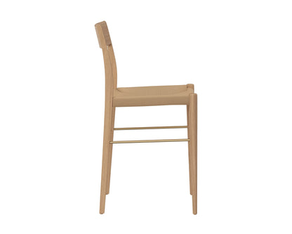 SUNPAN Bondi Rope Wooden Counter Stool