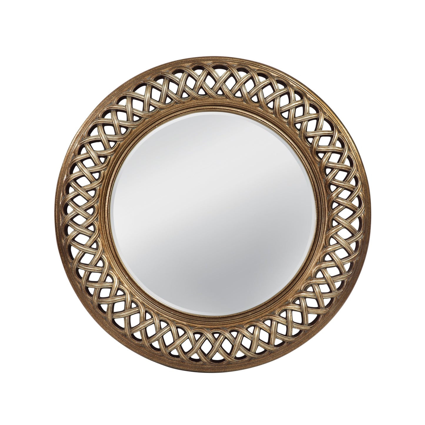 Alissa Polyurethane Gold Wall Mirror