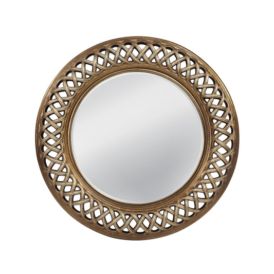 Alissa Polyurethane Gold Wall Mirror