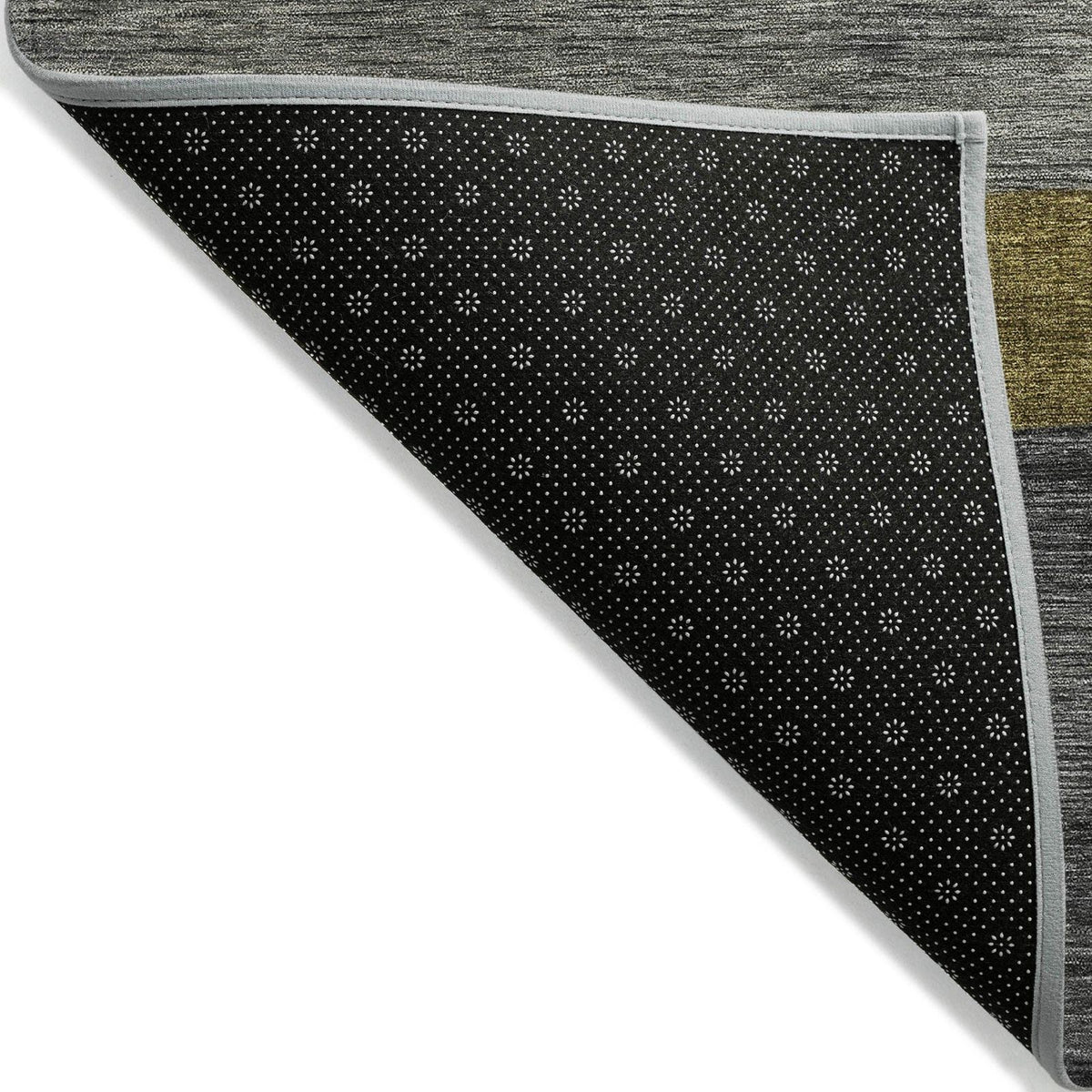 Haelora Gray Washable Indoor-Outdoor Rug