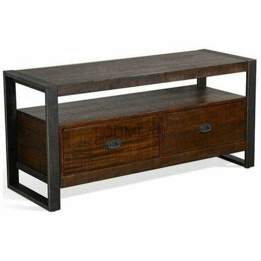 64" TV Stand Media Console Modern Rustic Industrial Cabinet TV Stands & Media Centers Sideboards and Things By Sunny D