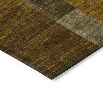 Iriyn Gray Washable Indoor-Outdoor Rug