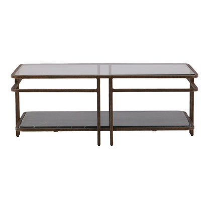 Furniture Classics Buckroe Iron Frame Rectangular Coffee Table
