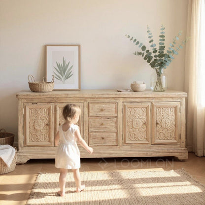 Olyndra Extra Long Wood Credenza