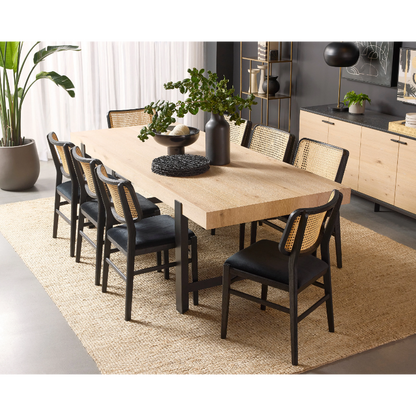 SUNPAN Annex Fabric Armless Dining Chair 2PC