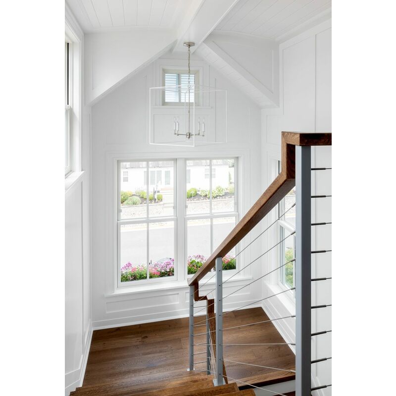 Wildwood Avalon Clean White Finish Hanging Chandelier